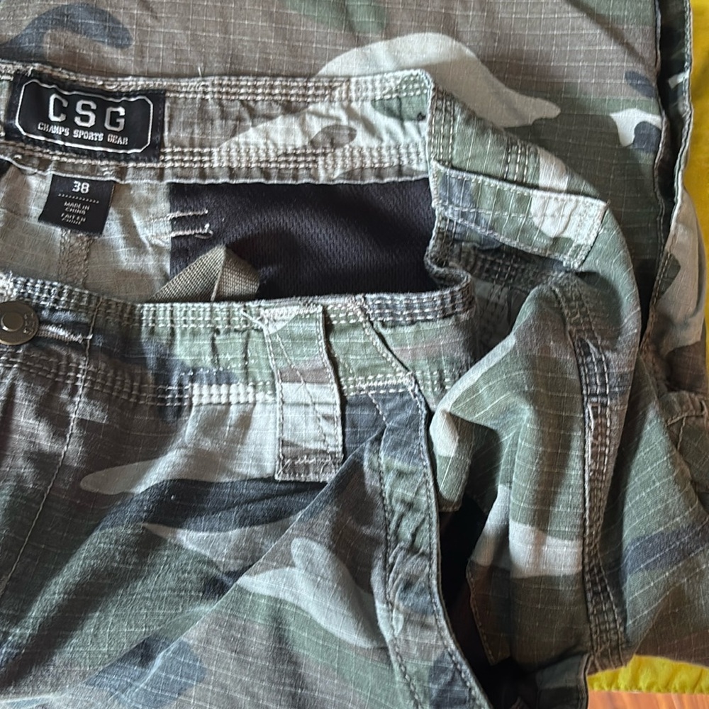 Mens Camouflage Cargo Pants size 38 green camo - Picture 5 of 6